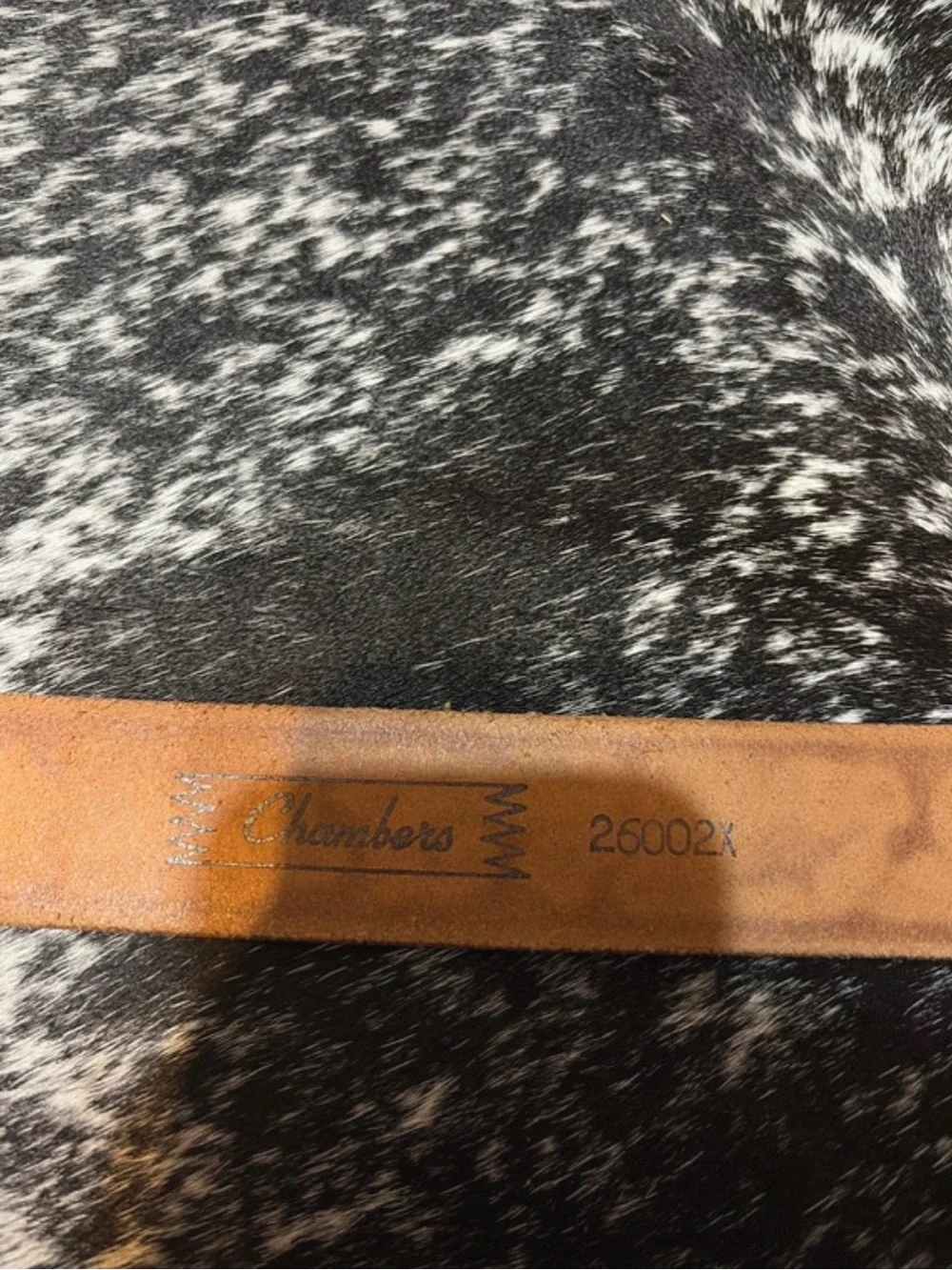 Chambers Belt has one